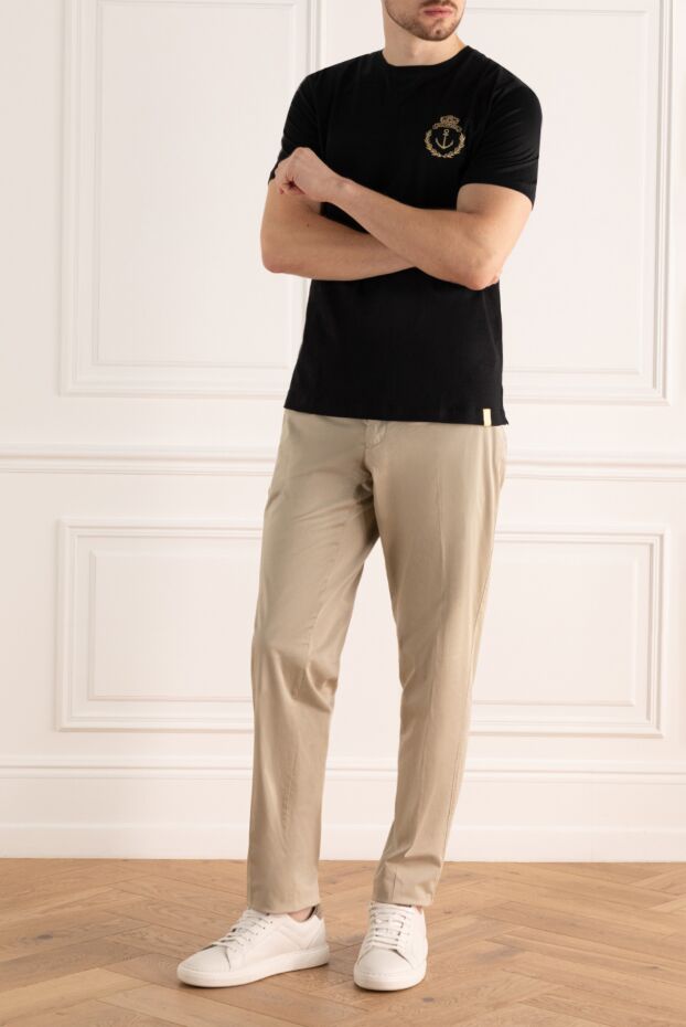 Stefano Ricci beige cotton and elastane pants for men 156880 - photo 3