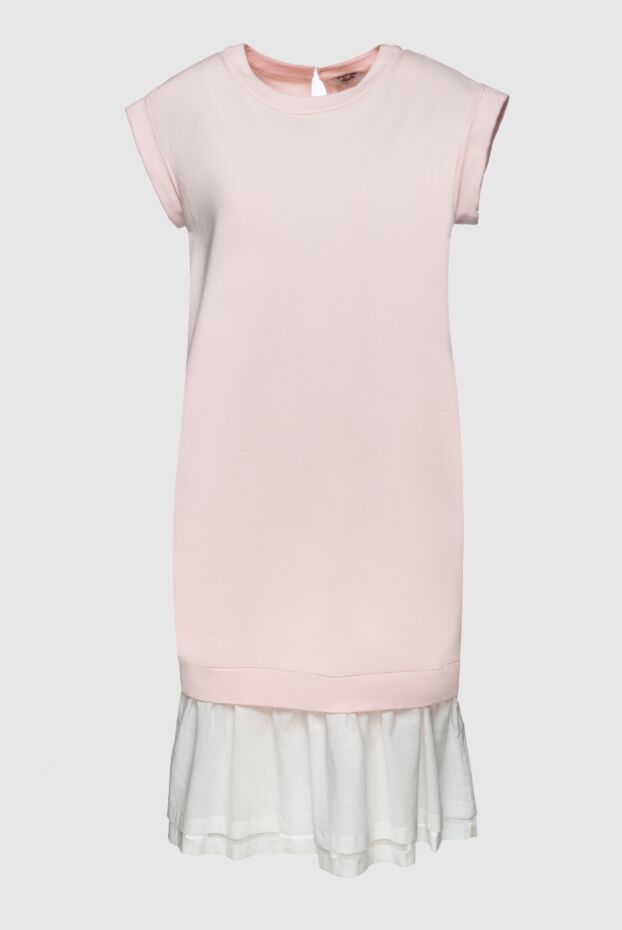 Peserico женские платье из хлопка розовое женское купить с ценами и фото 157022 - фото 1