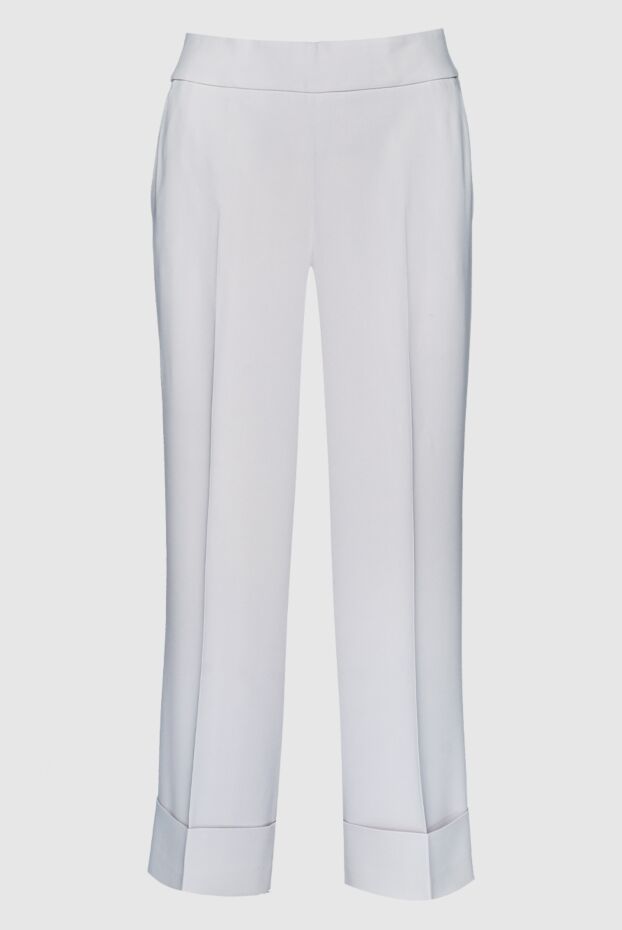 Peserico женские брюки из полиэстера белые женские купить с ценами и фото 157028 - фото 1