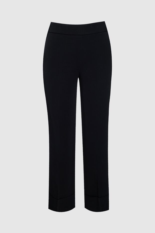Peserico woman black viscose trousers for women buy with prices and photos 157049 - photo 1