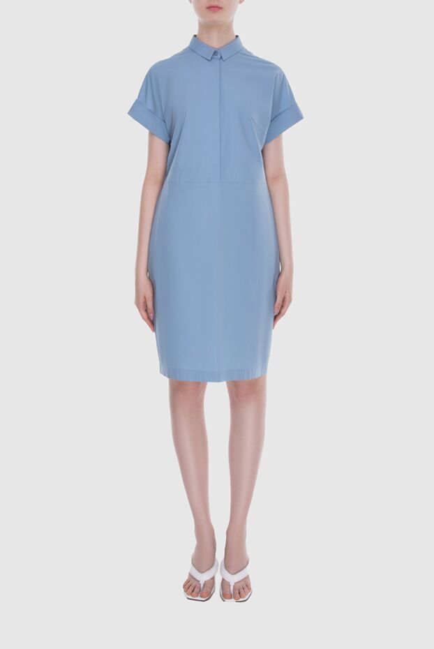 Peserico жіночі сукня з бавовни блакитна жіноча купити фото з цінами 157053 - фото 2
