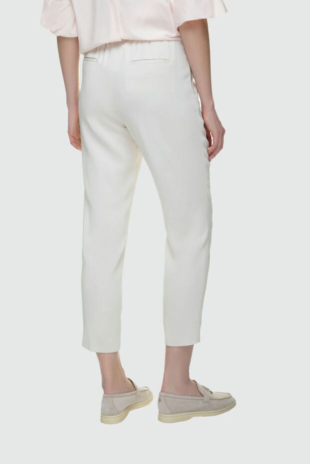 Peserico women's light white cropped pants 157124 - photo 3