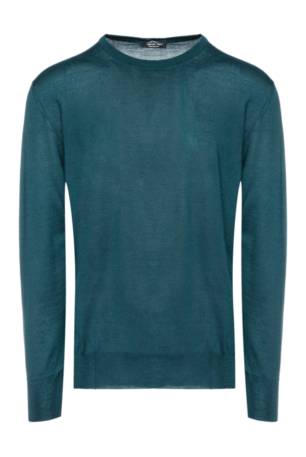 Cesare di Napoli man cashmere and silk jumper green for men buy with prices and photos 157139 - photo 1