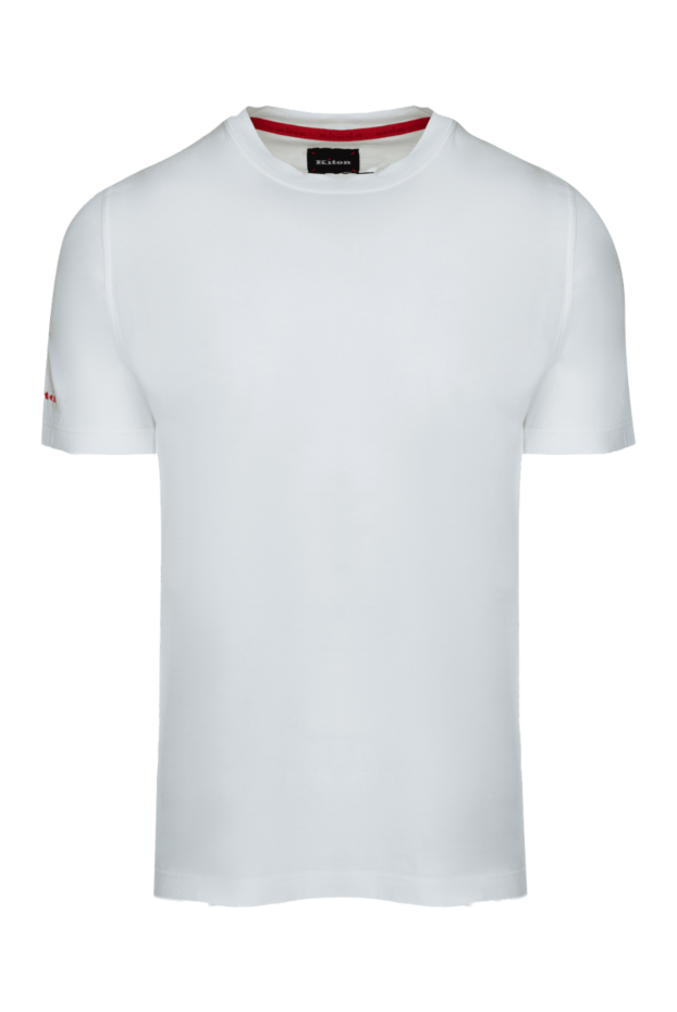 Kiton man white cotton t-shirt for men buy with prices and photos 157243 - photo 1