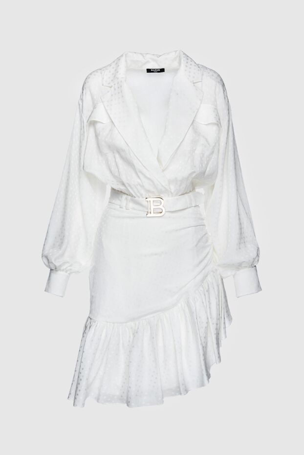 Balmain woman white silk dress for women buy with prices and photos 157268 - photo 1