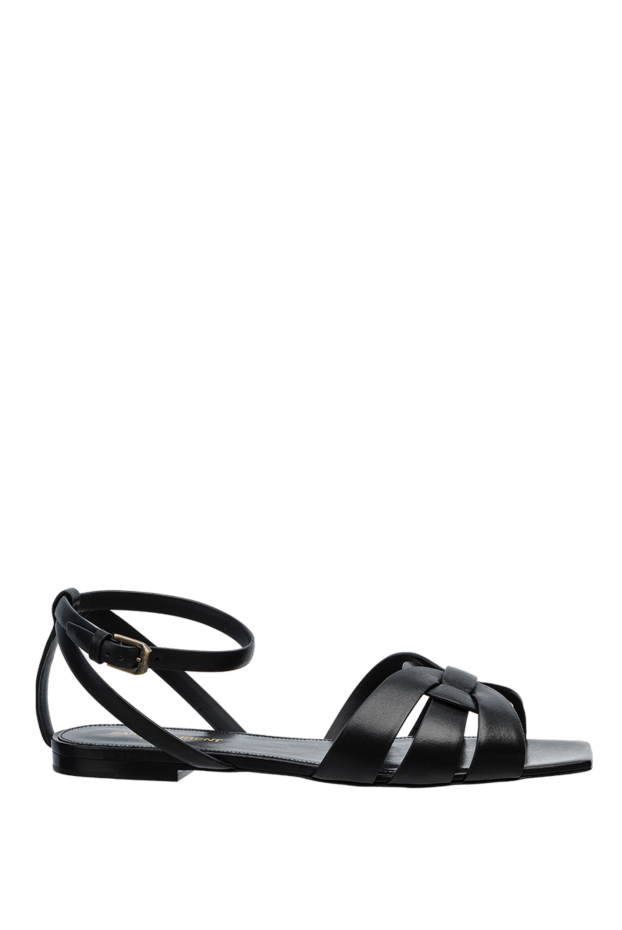 Saint Laurent woman black leather sandals for women buy with prices and photos 157292 - photo 1