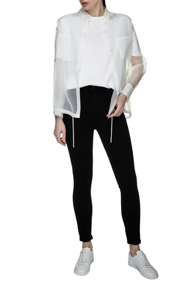 Panicale woman white silk blouse for women buy with prices and photos 157355 - photo 2