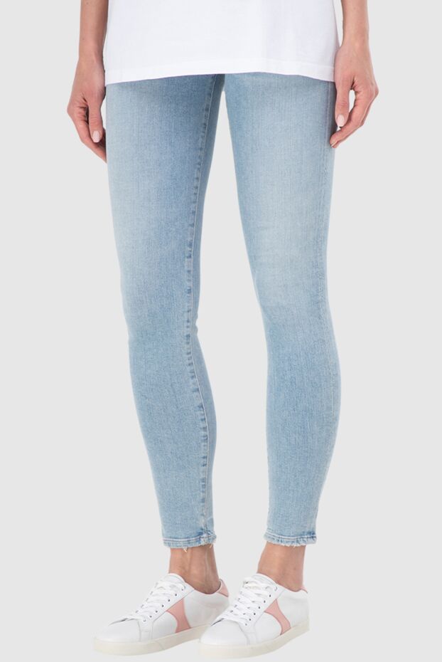 Citizens of Humanity women's blue jeans, fitted and cropped 157437 - photo 3