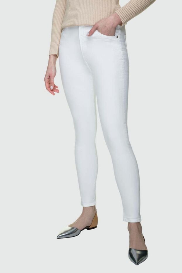 Citizens of Humanity women's cotton white fitted jeans 157439 - photo 3