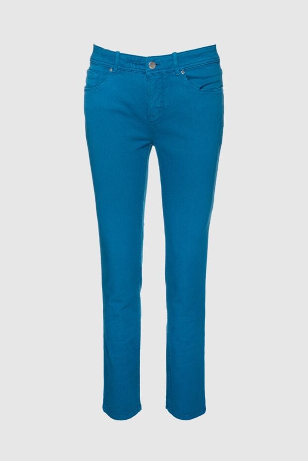 Loro Piana bright blue cotton elastane skinny jeans for your summer wardrobe 157454 - photo 1