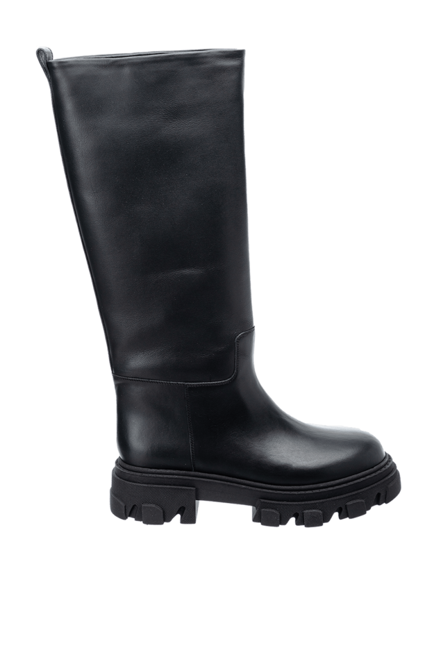 Gia Borghini woman black leather boots for women buy with prices and photos 157472 - photo 1