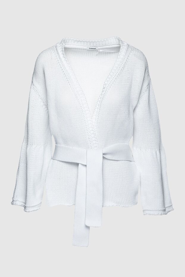 P.A.R.O.S.H. woman white cotton cardigan for women buy with prices and photos 157479 - photo 1