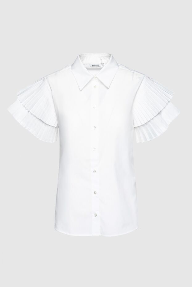 P.A.R.O.S.H. woman white blouse made of polyester and cotton for women buy with prices and photos 157483 - photo 1