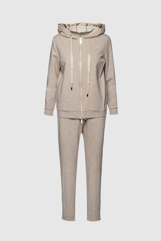 Peserico woman beige women's walking suit made of cotton and elastane buy with prices and photos 157549 - photo 1