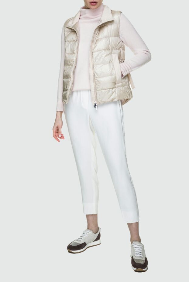 Peserico woman white acetate and viscose trousers for women buy with prices and photos 157566 - photo 2