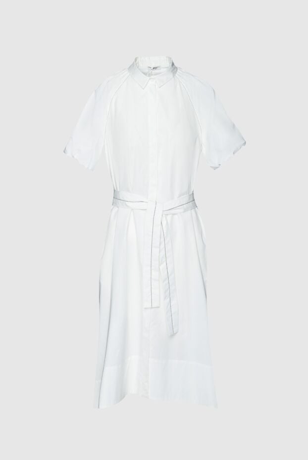 Peserico женские платье из хлопка белое женское купить с ценами и фото 157567 - фото 1
