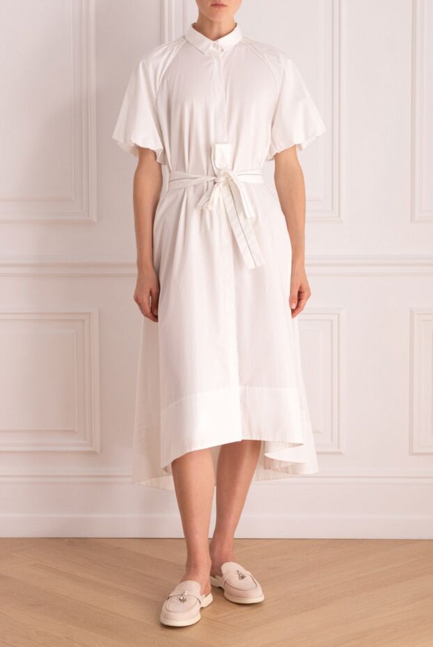 Peserico жіночі сукня з бавовни біла жіноча купити фото з цінами 157567 - фото 2