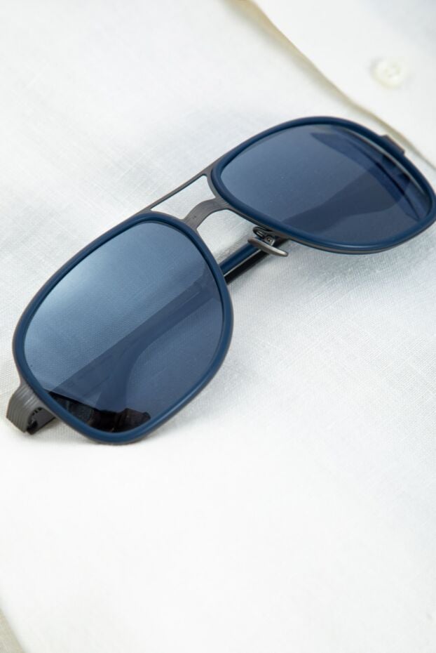 Stefano Ricci titanium blue men's sunglasses for sun protection 157731 - photo 2