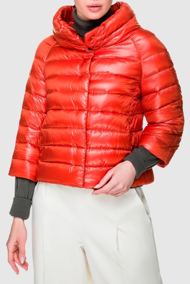 Herno orange polyamide down jacket for women 157774 - photo 3