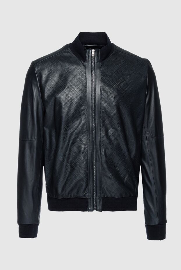 Cesare di Napoli man black leather jacket for men buy with prices and photos 157871 - photo 1