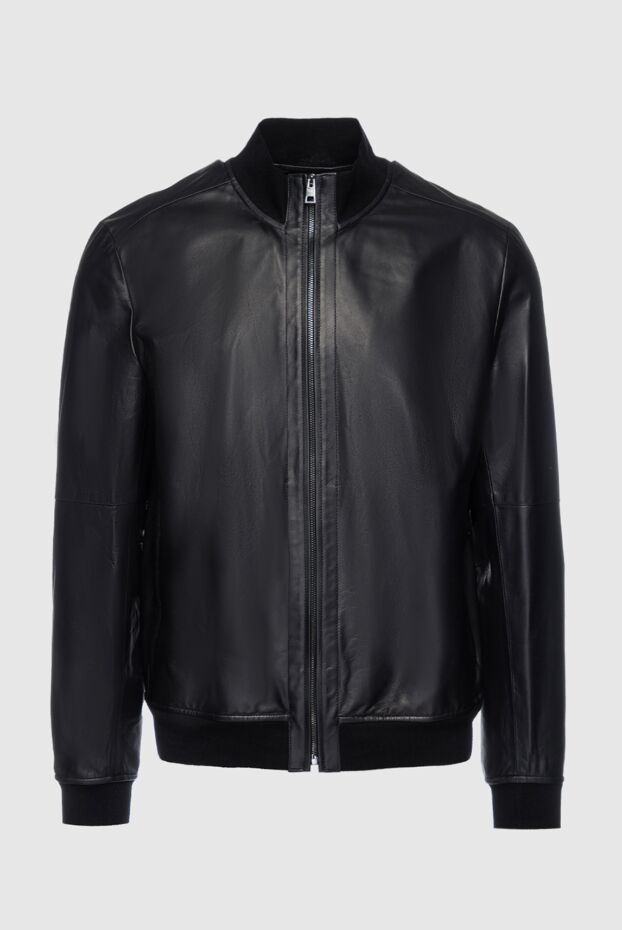 Cesare di Napoli man black leather jacket for men buy with prices and photos 157874 - photo 1