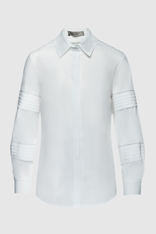 D.Exterior woman white cotton and polyamide shirt for women buy with prices and photos 157947 - photo 1