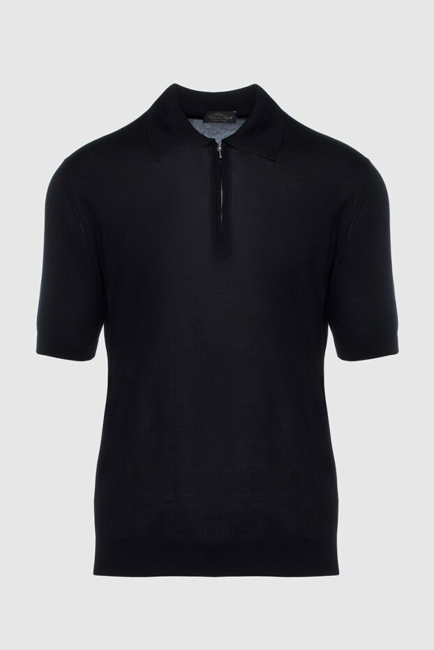 Cesare di Napoli man black silk polo for men buy with prices and photos 158060 - photo 1