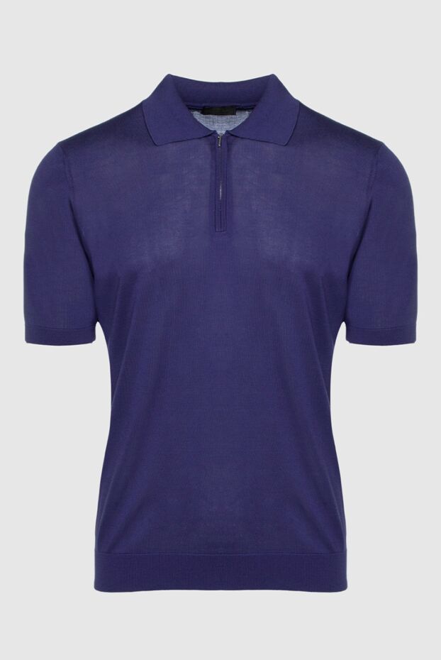 Cesare di Napoli man silk polo purple for men buy with prices and photos 158062 - photo 1