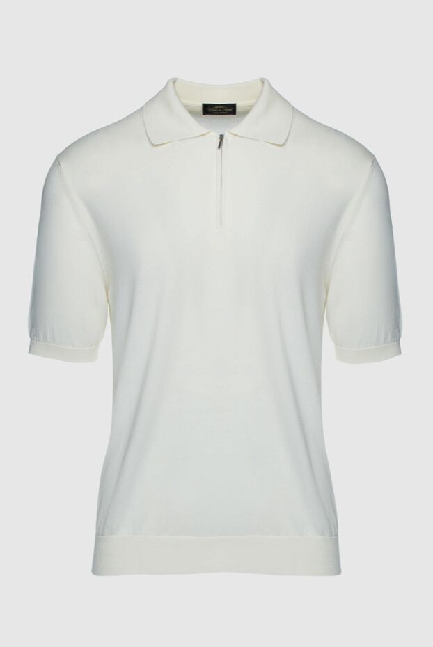 Cesare di Napoli man cotton polo white for men buy with prices and photos 158080 - photo 1