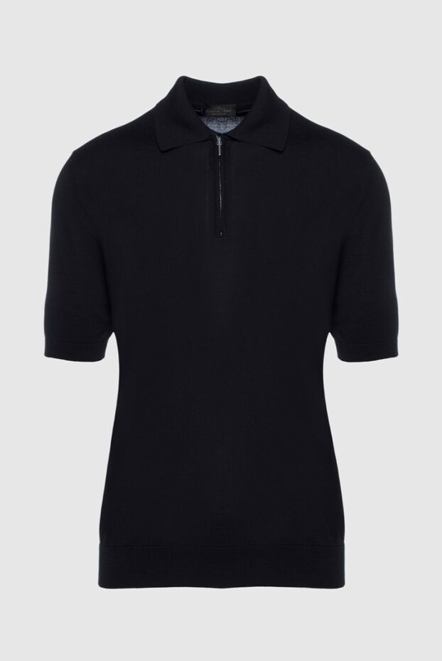 Cesare di Napoli man cotton and silk polo black for men buy with prices and photos 158092 - photo 1