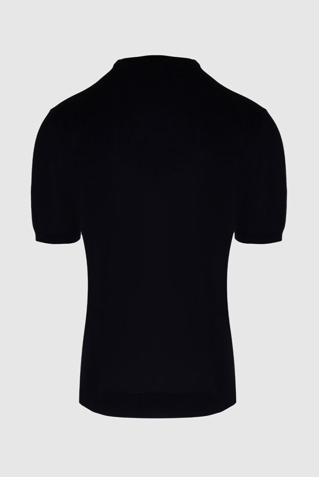 Cesare di Napoli man silk short sleeve jumper black for men buy with prices and photos 158113 - photo 2