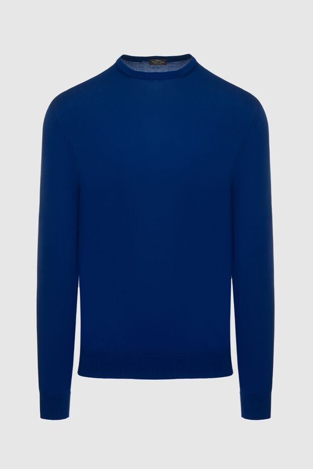 Cesare di Napoli man cotton jumper blue for men buy with prices and photos 158142 - photo 1