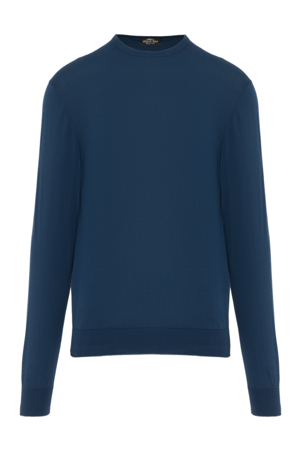 Cesare di Napoli dark blue cotton jumper for men (markdown) 197031 - photo 1