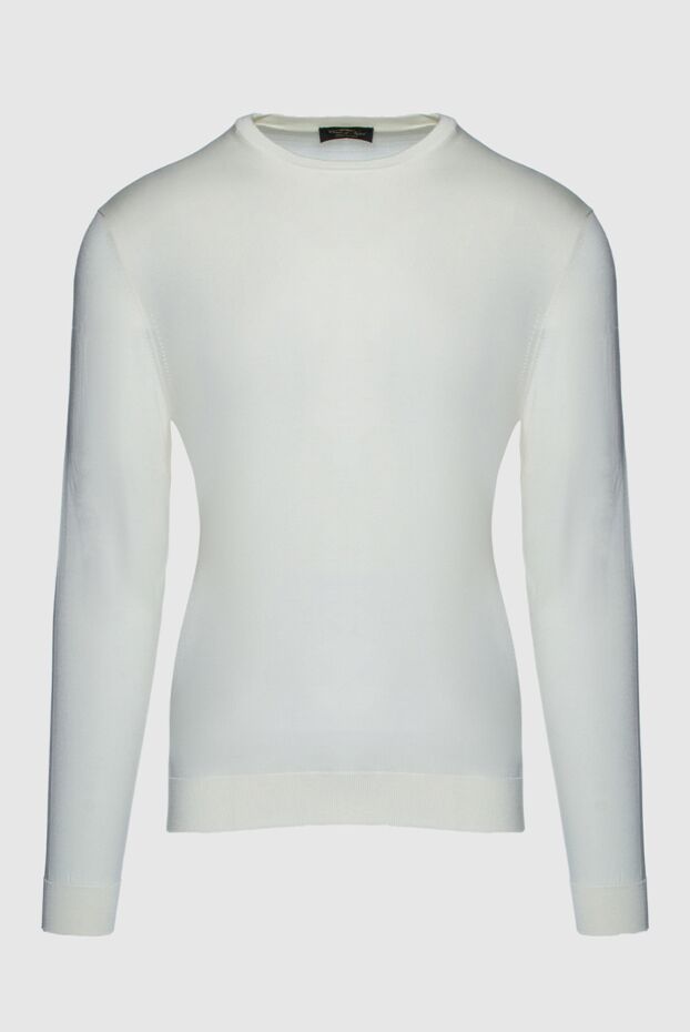 Cesare di Napoli man white silk jumper for men buy with prices and photos 158175 - photo 1