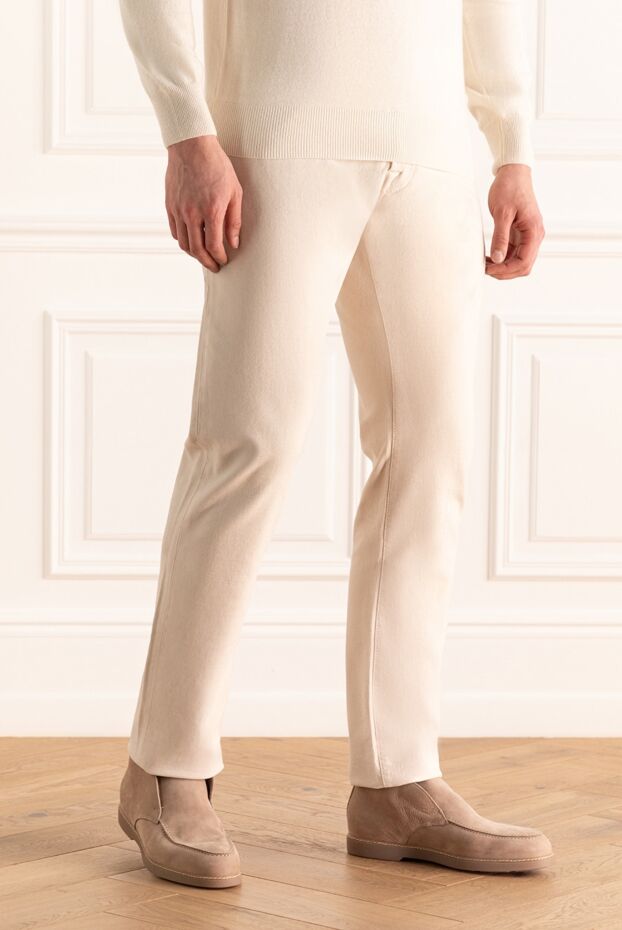 Jacob Cohen white cotton jeans with a soft texture and elastic fibers 158212 - photo 3