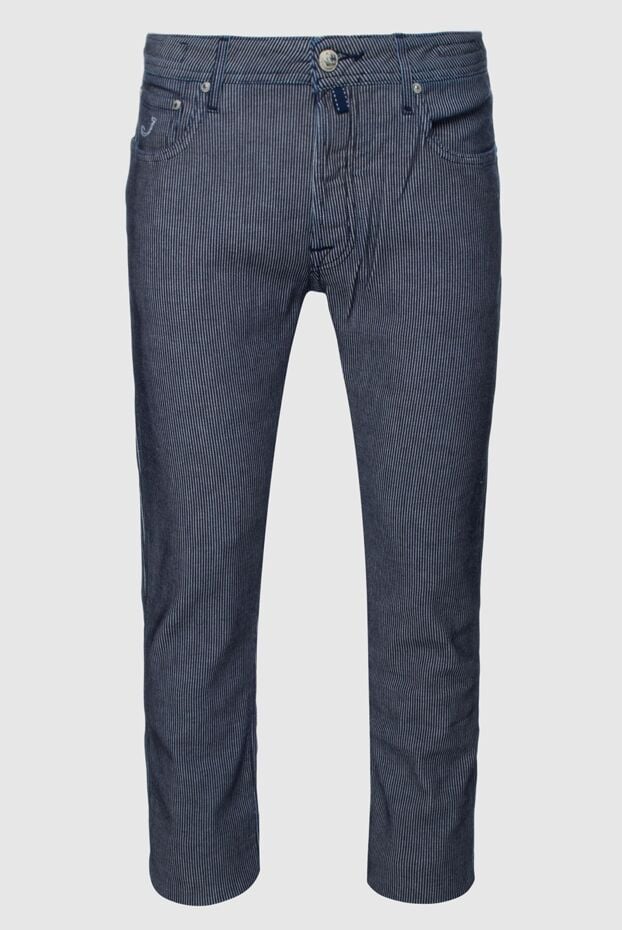 Jacob Cohen cotton jeans with thin blue stripes and five pockets 158213 - photo 1
