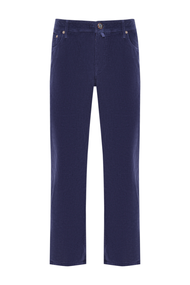 Jacob Cohen men's corduroy jeans in rich blue cotton 158234 - photo 1