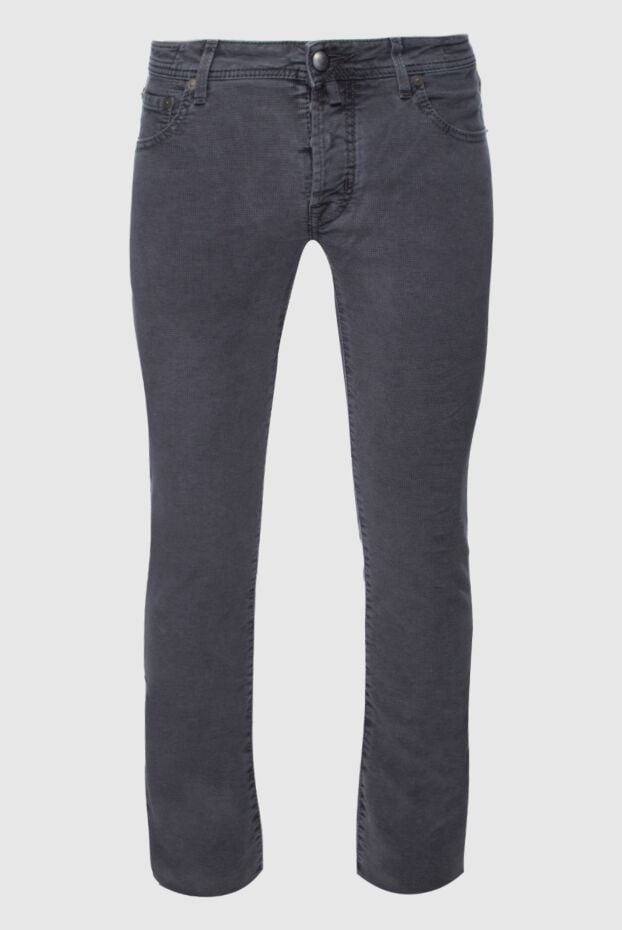 Jacob Cohen gray jeans with a laconic design and metal fittings 158250 - photo 1