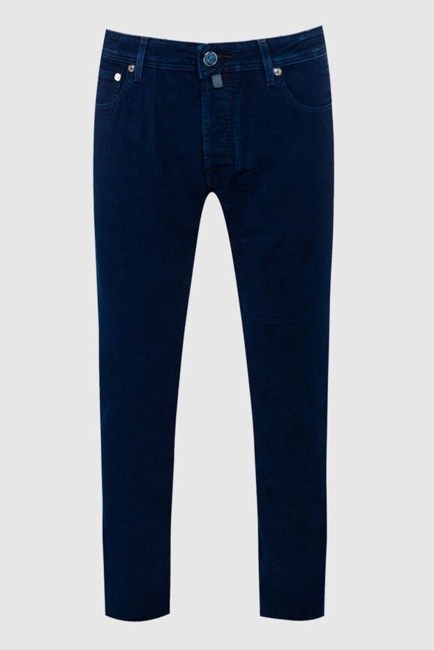 Jacob Cohen indigo jeans with a smooth surface, elastic fibers and a comfortable fit 158259 - photo 1