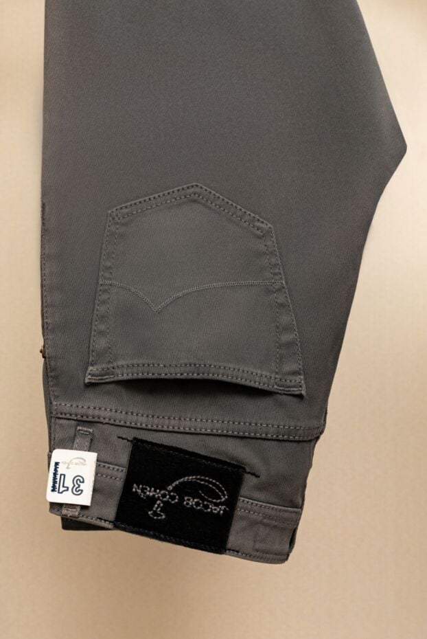 Jacob Cohen men's jeans made of smooth cotton fabric with five pockets and copper fittings 158263 - photo 2