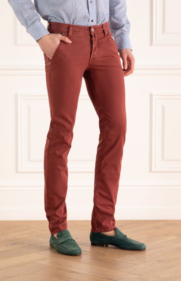 Jacob Cohen men's terracotta skinny jeans 158285 - photo 3