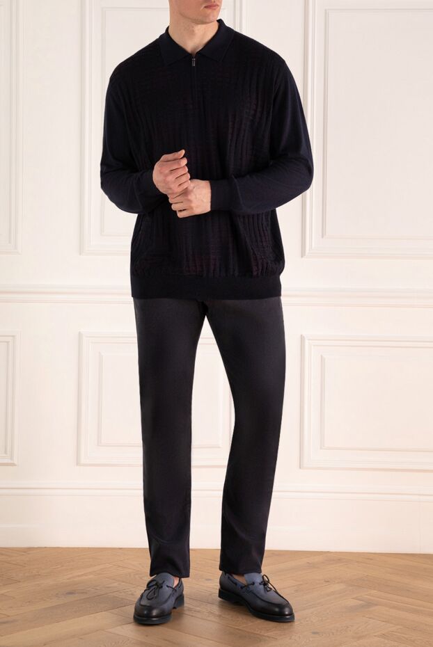 Jacob Cohen jeans made of thick cotton in a classic dark blue shade 158307 - photo 2