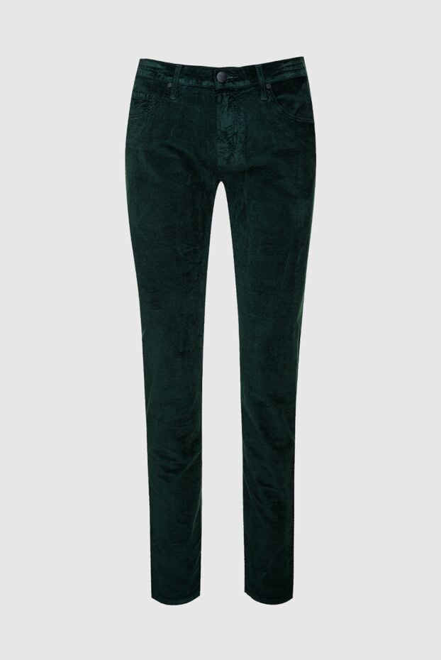 Jacob Cohen women's green skinny jeans with logo 158319 - photo 1
