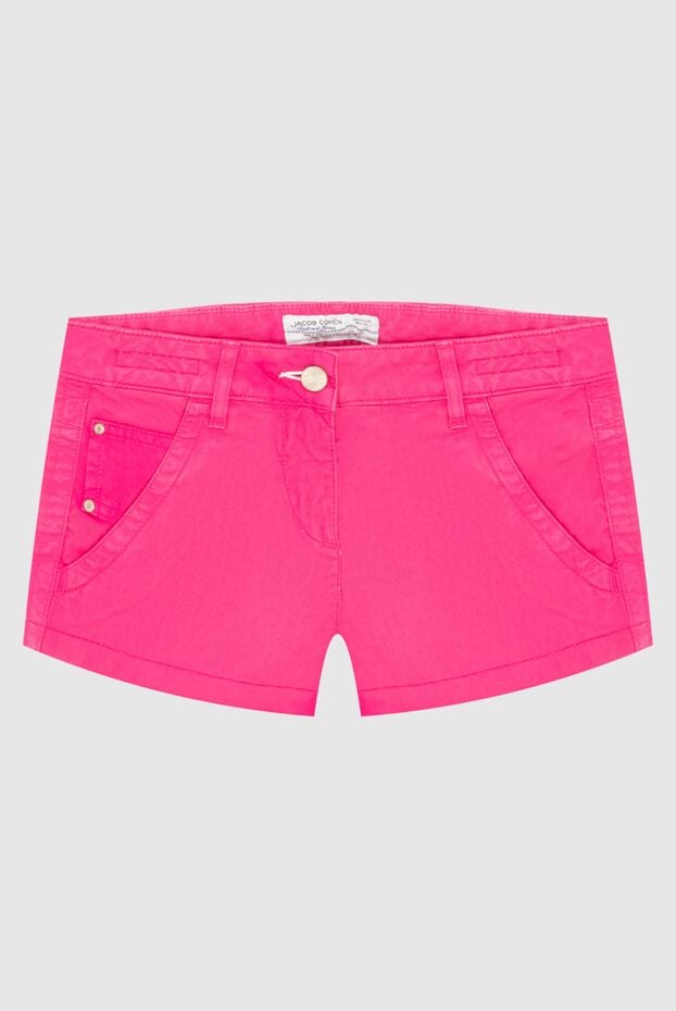 Jacob Cohen hot pink ultra shorts with a rounded cutout at the thigh (markdown) 196907 - photo 1