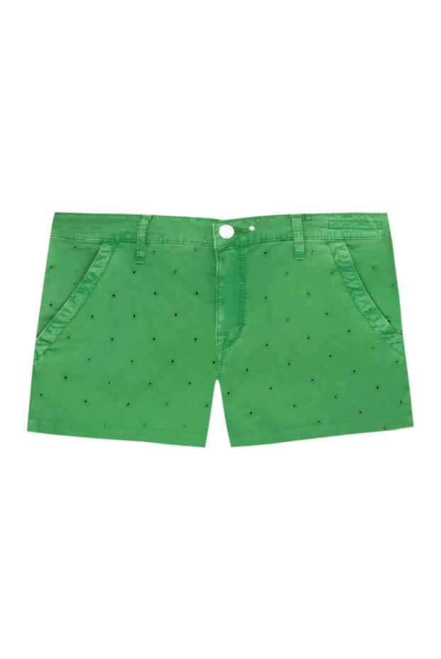 Jacob Cohen woman green cotton shorts for women buy with prices and photos 158323 - photo 1