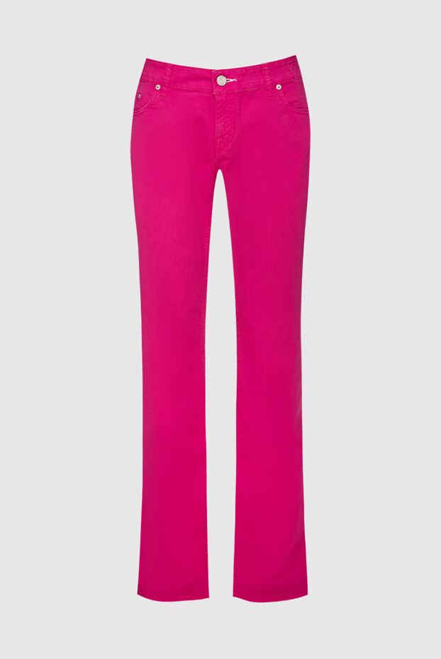 Jacob Cohen woman pink cotton jeans for women buy with prices and photos 158325 - photo 1