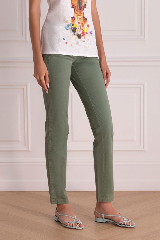 Jacob Cohen women's green fitted jeans 158344 - photo 3