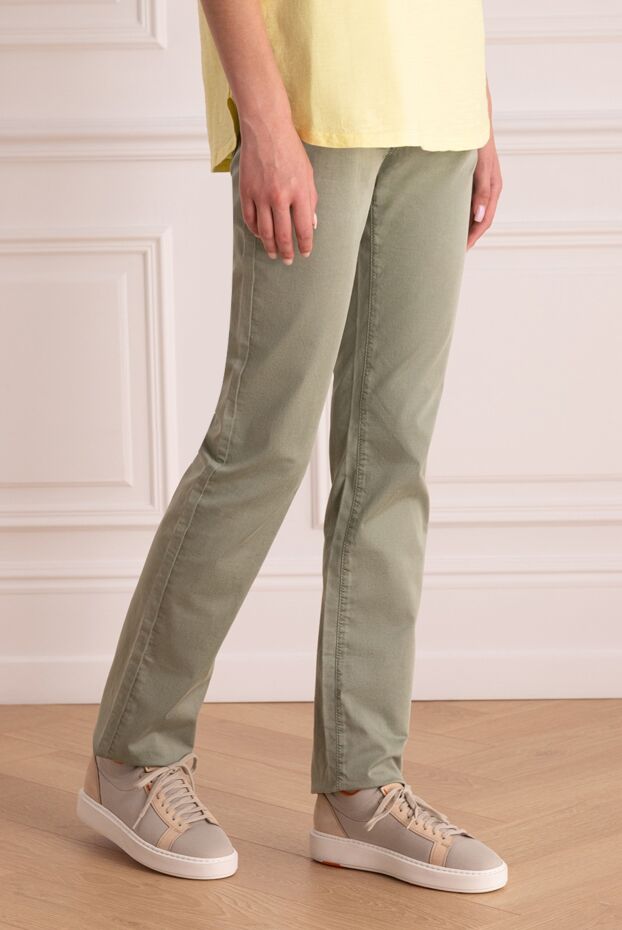 Jacob Cohen straight-cut green jeans women's 158345 - photo 3