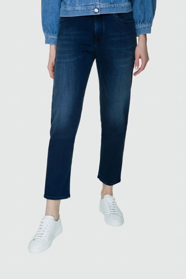 Jacob Cohen women's dark distressed jeans with a comfortable fit 158348 - photo 3