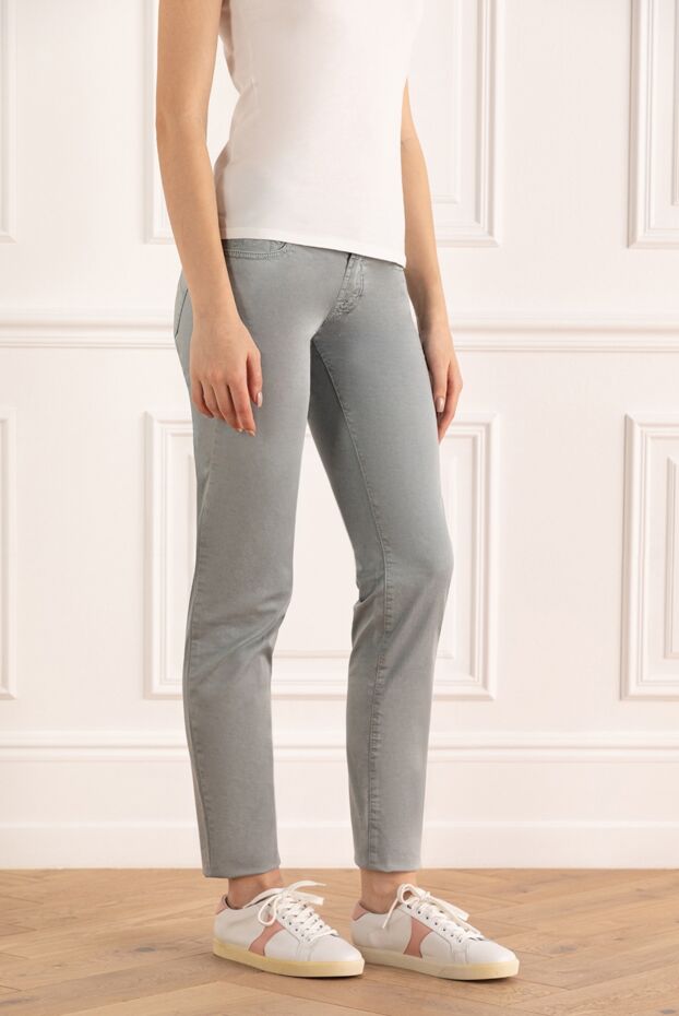 Jacob Cohen women's blue straight-leg jeans 158360 - photo 3